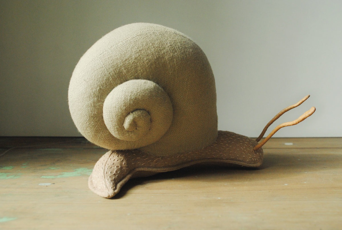 Snail soft / fabric sculpture digital sewing PDF